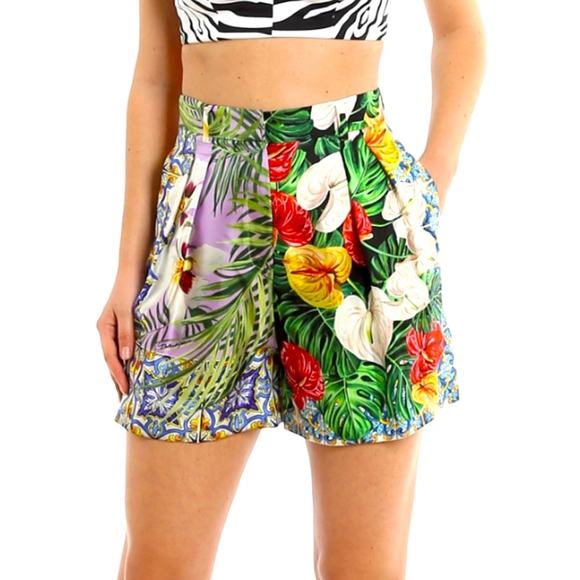 Silk shorts NWT Dolce and Gabbana - Picture 1 of 8